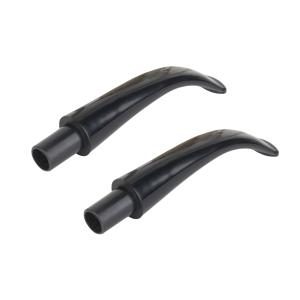 ARCNUEVE Acrylic Pipe Stem Replacement Set – 2PCS 9mm Filter Tobacco Pipe Mouthpieces